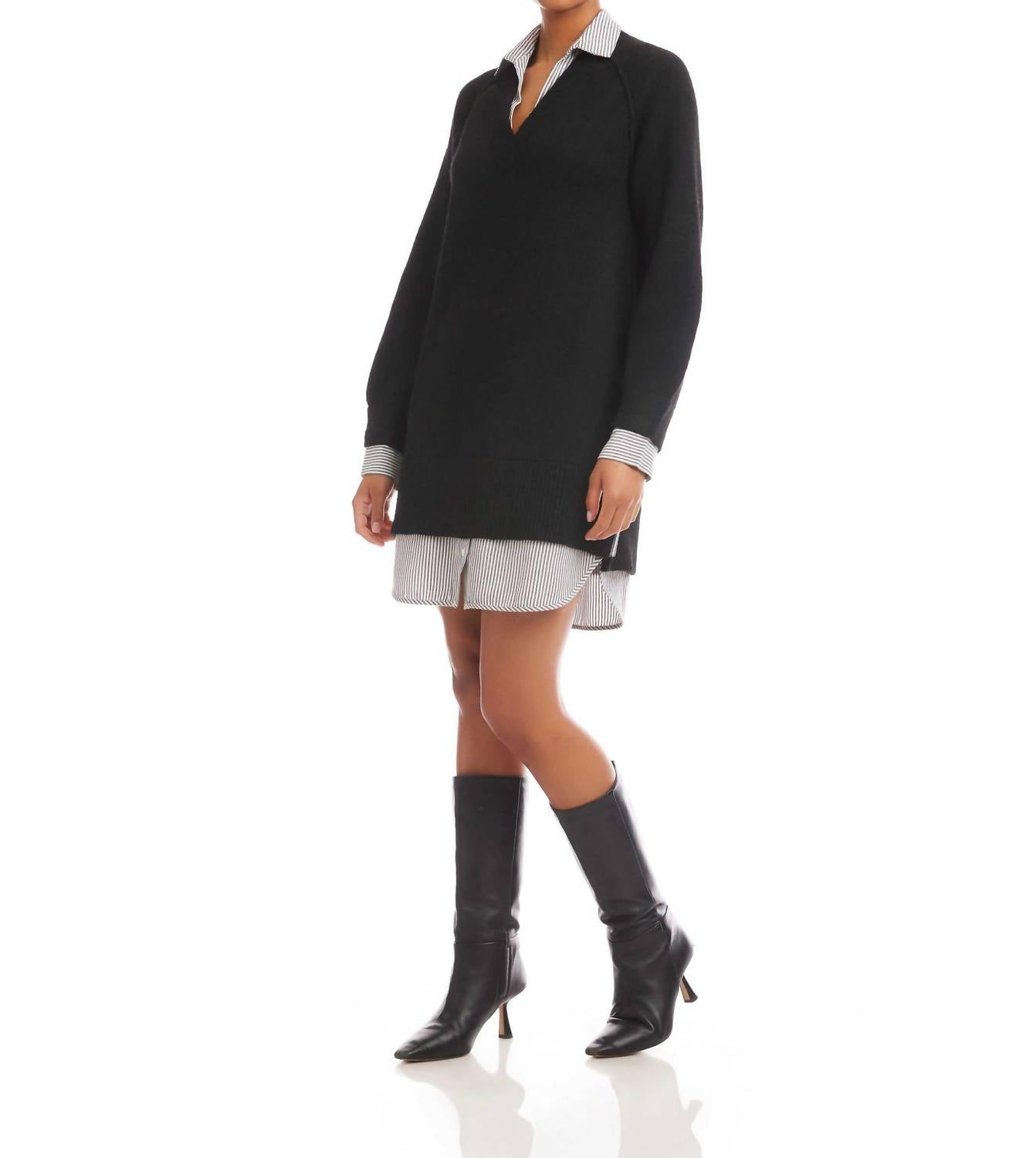Fifteen Twenty - Carrie Mixed Media Dress