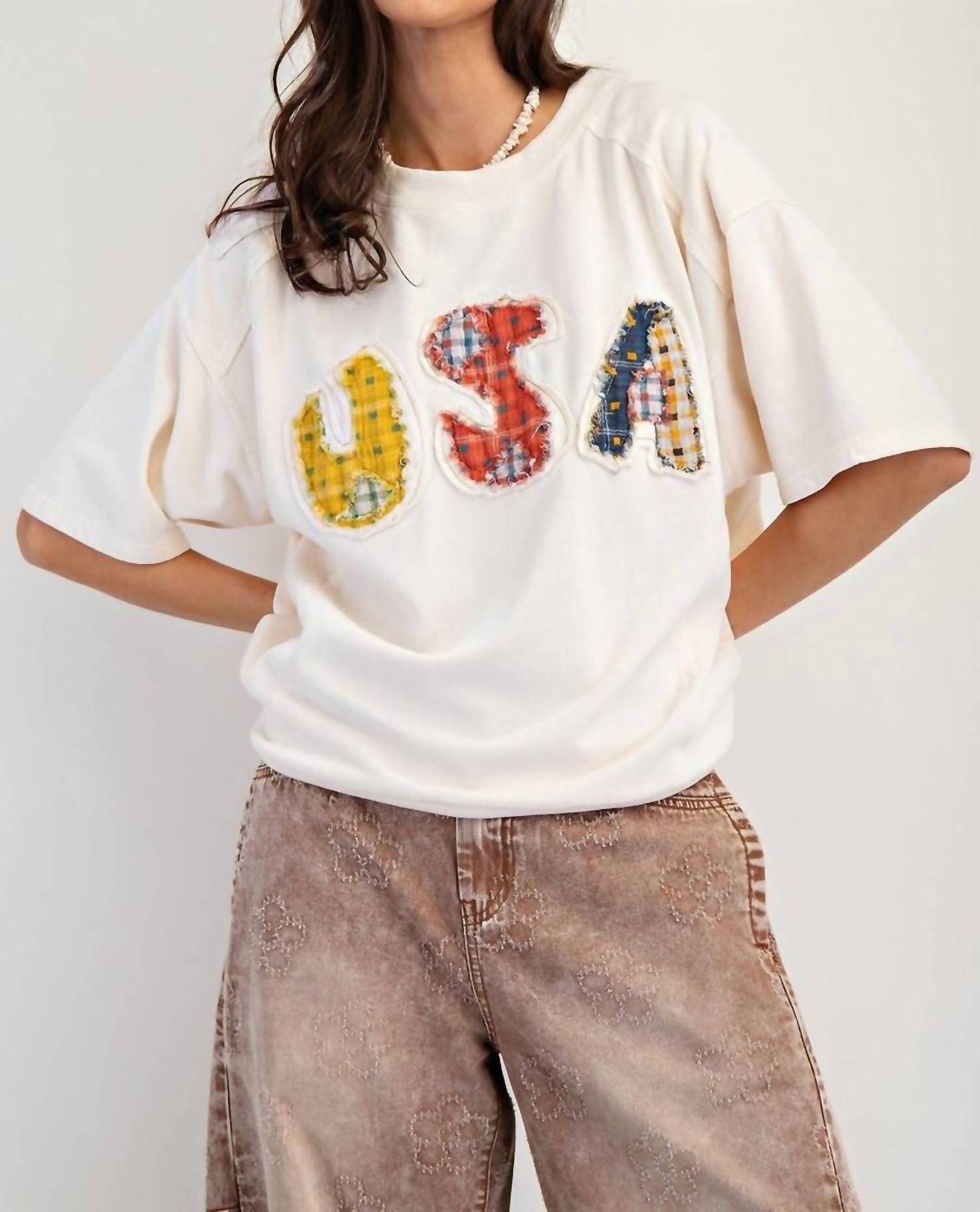 Easel - Women's Usa Terry Knit Top