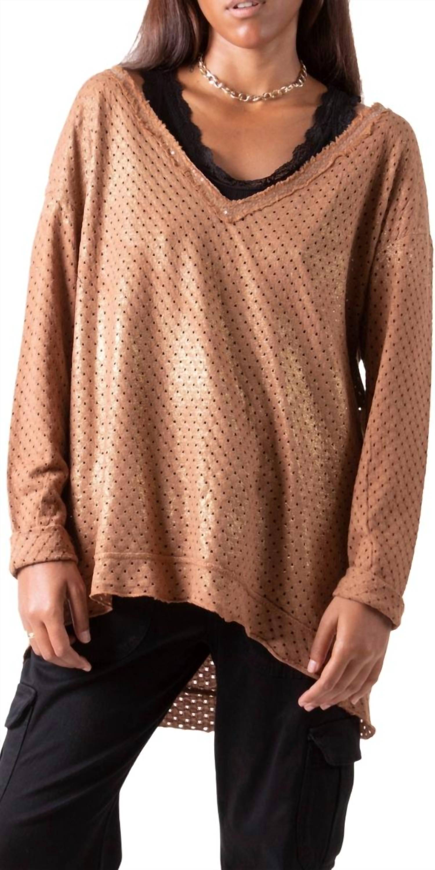 Gigi Moda - Il Foro Long Sleeve Top