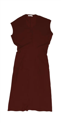 6397 S-curve Dress in bordeaux - women's dress - view 6