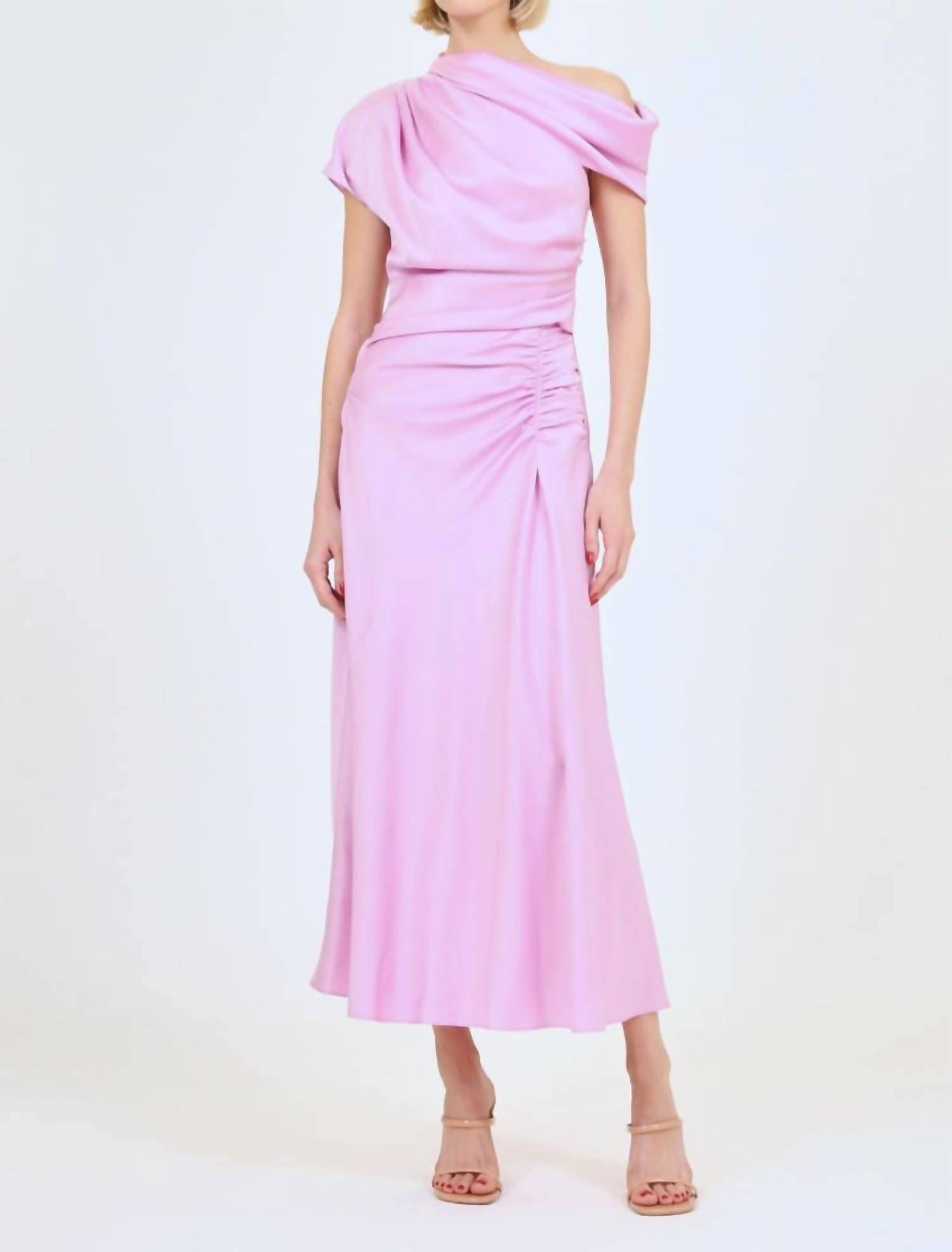 Simkhai - Joanna Asymmetrical Shoulder Midi Dress