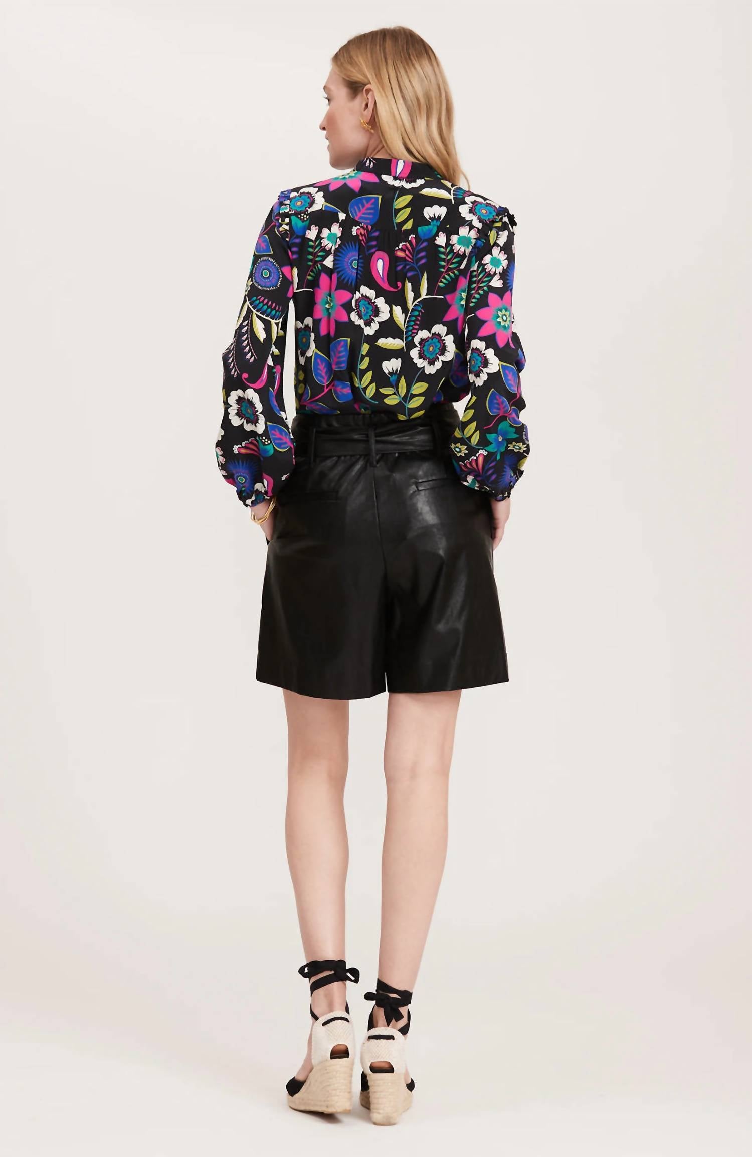 Tyler Boe - Maggie Silk Floral Blouse