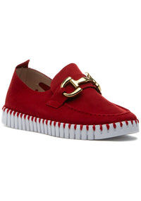 Ilse Jacobsen Women's Tulip Sneakers in deep red - women's sneaker