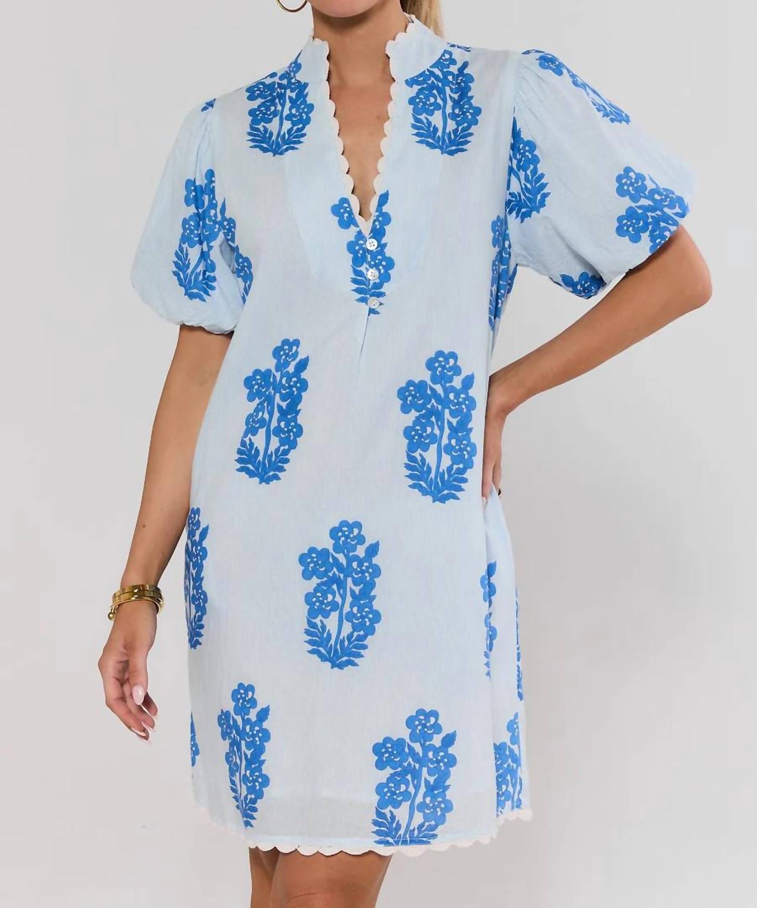 Thml - Scallop Mini Dress - Plus