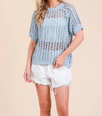 Geegee - Alena Mesh Knit Top