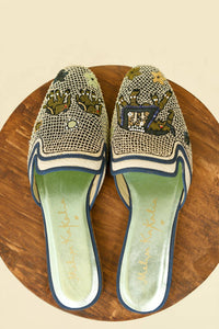 Meher Kakalia - Women's Kip Slippers