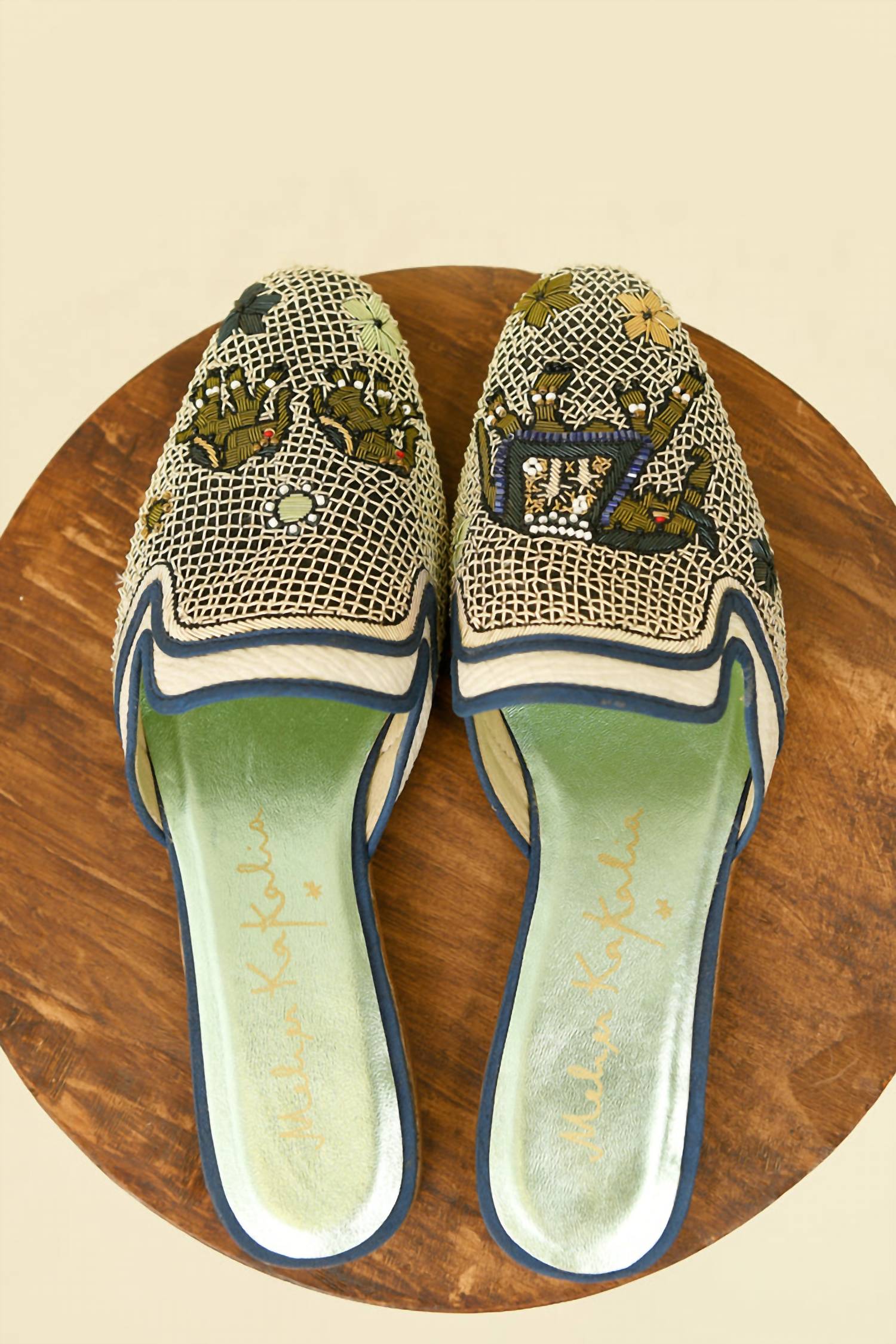Meher Kakalia - Women's Kip Slippers