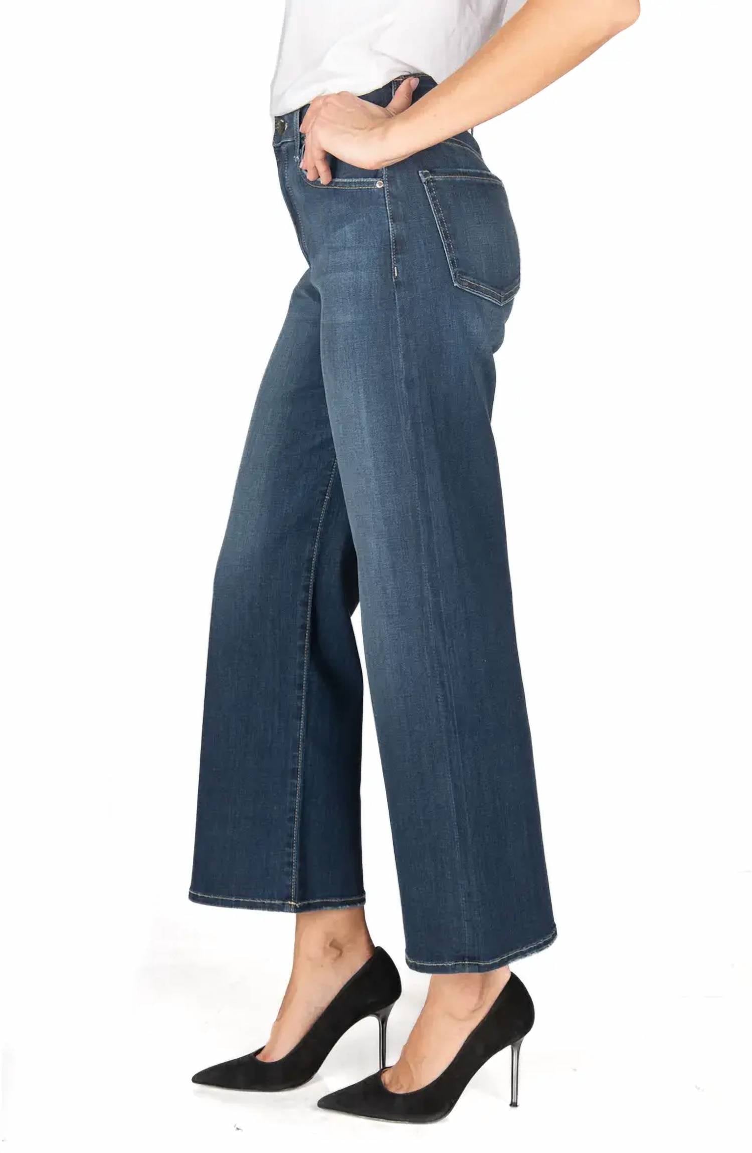 Fidelity - HIGH WIDE CROP JEANS