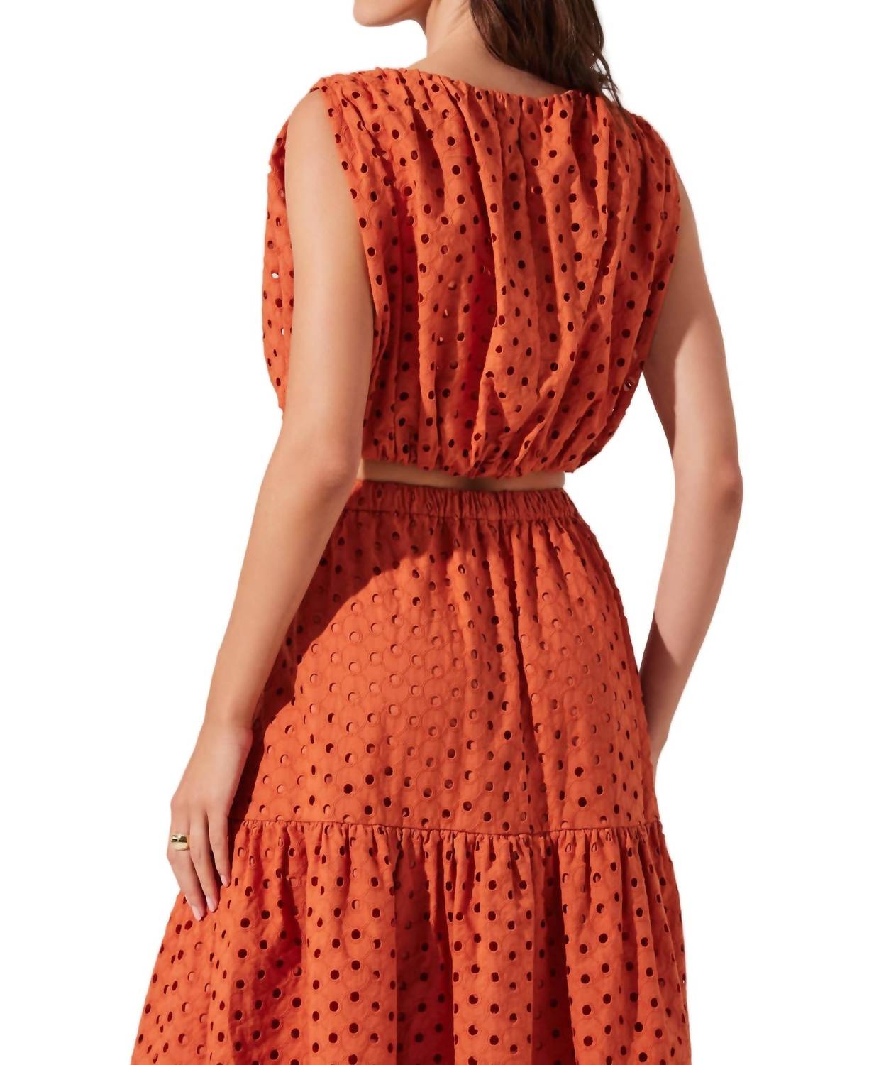Astr - Nalley Eyelet Top