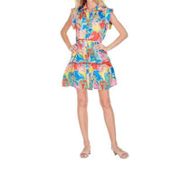 Joy Joy - Ferns Pocket Tiered Shirt Dress