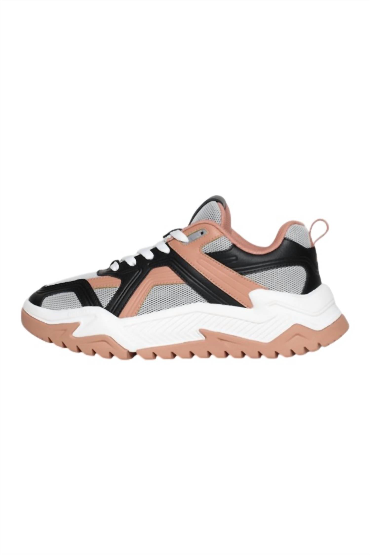 DECIBEL Men's Volume 1 Runners Sneakers in gray pink - men's shoe
