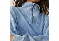Free People - Oversized Cropped Sweatshirt
