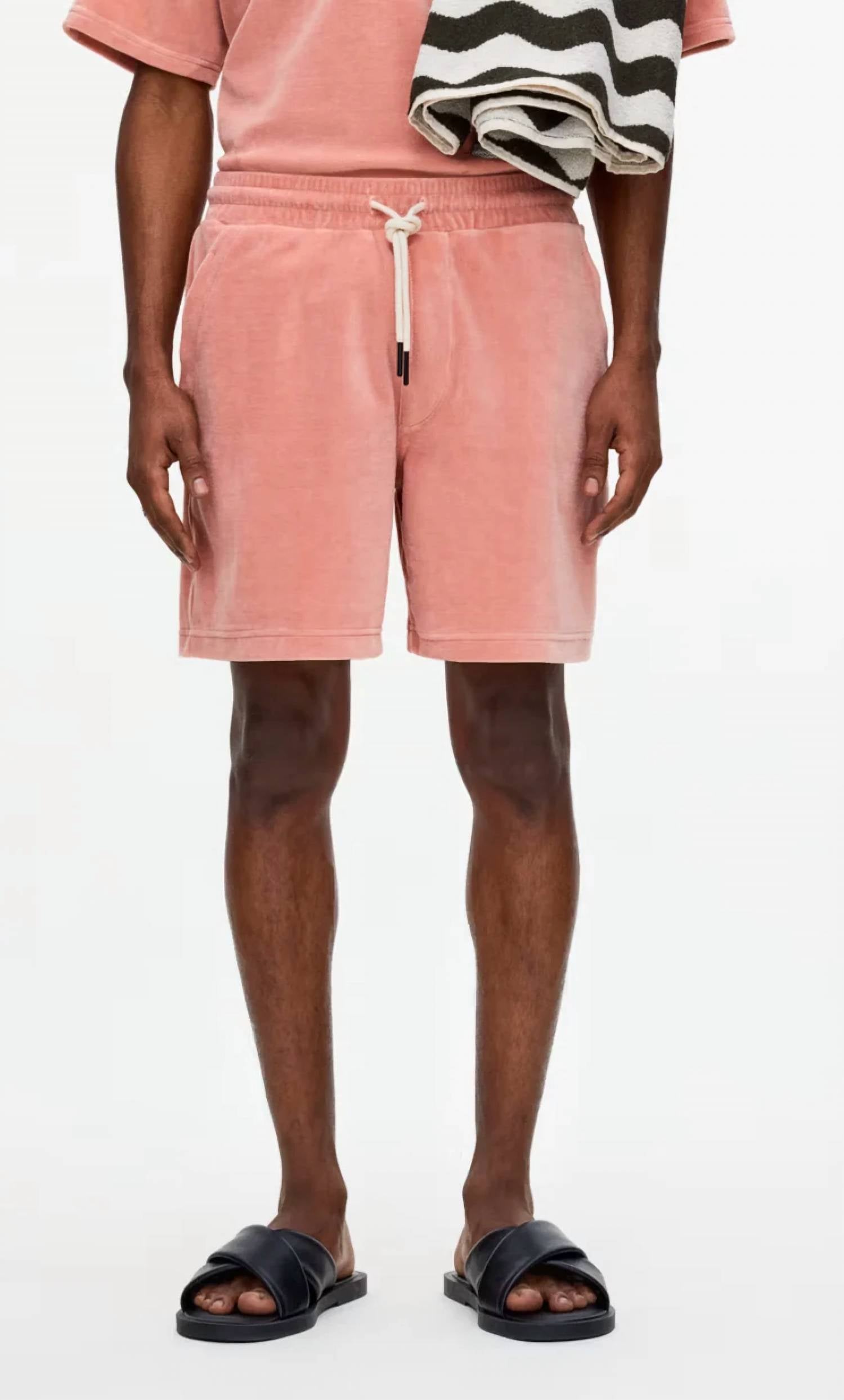 Oas - Cameo Velour Pull-on Shorts