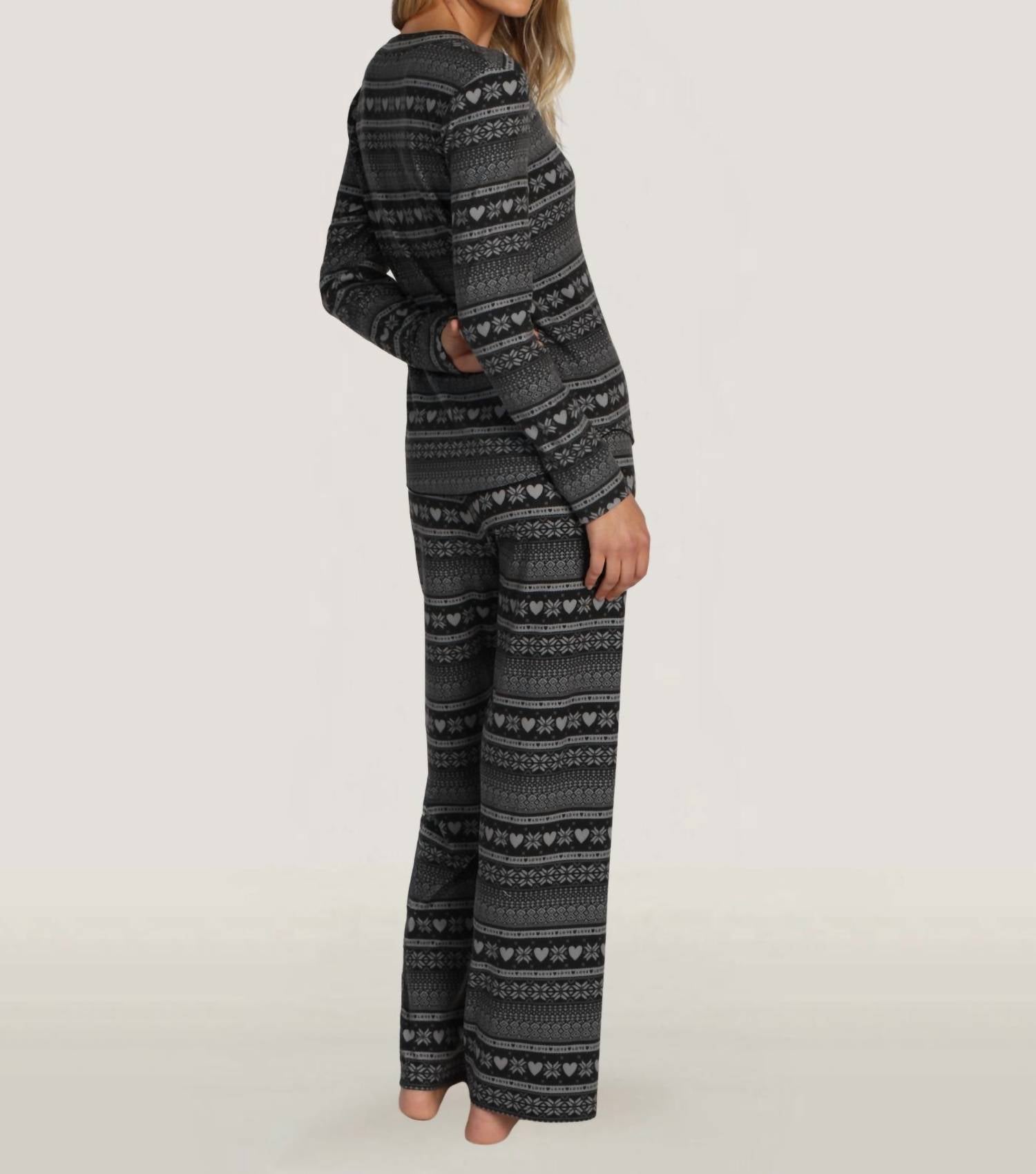 Dylan - Fair Isle Drawstring Pant