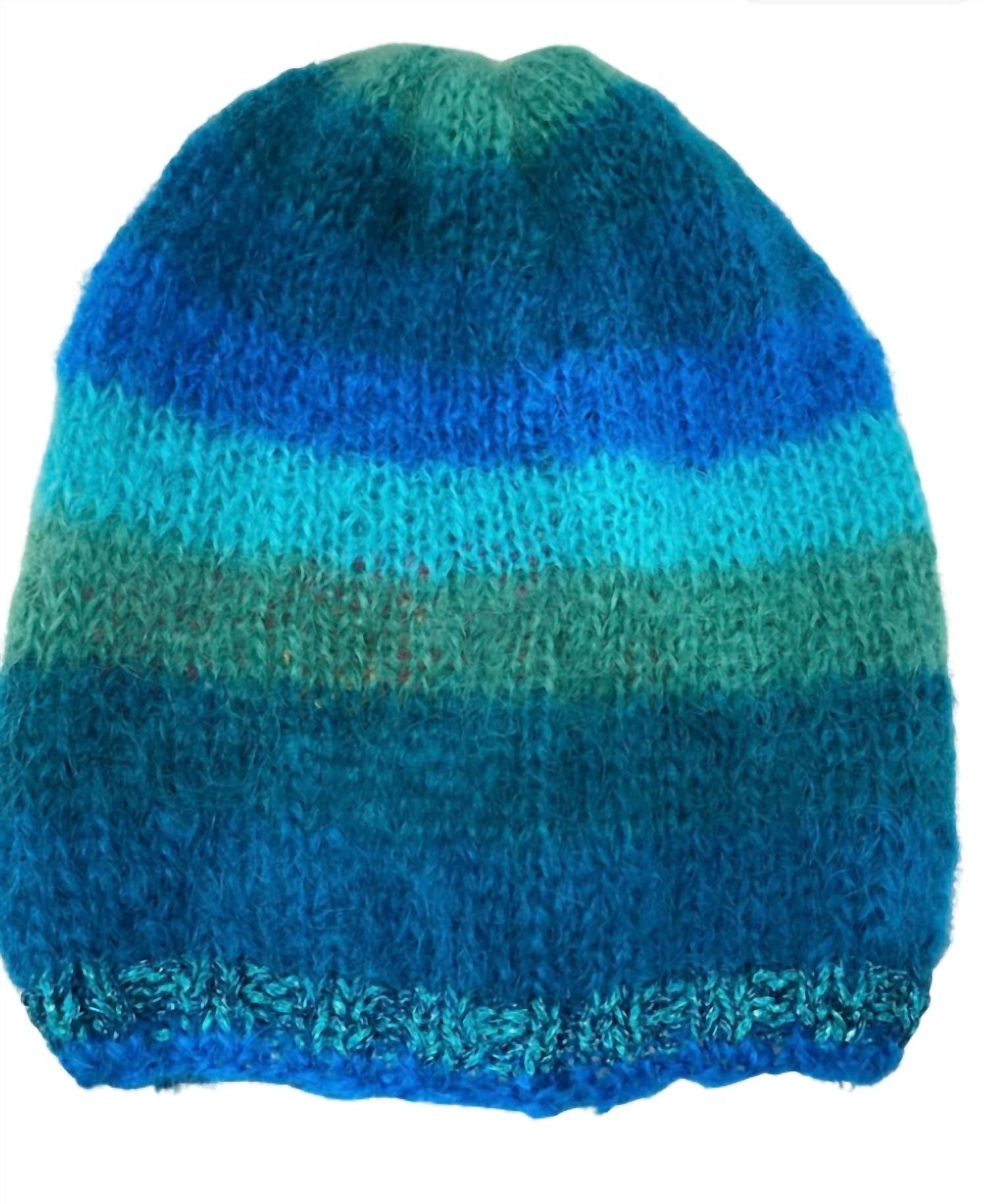 Rose Carmine Lurex Trim Hat in canard - women's hat