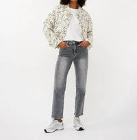Esqualo - Sonja Sequin Bomber Jacket