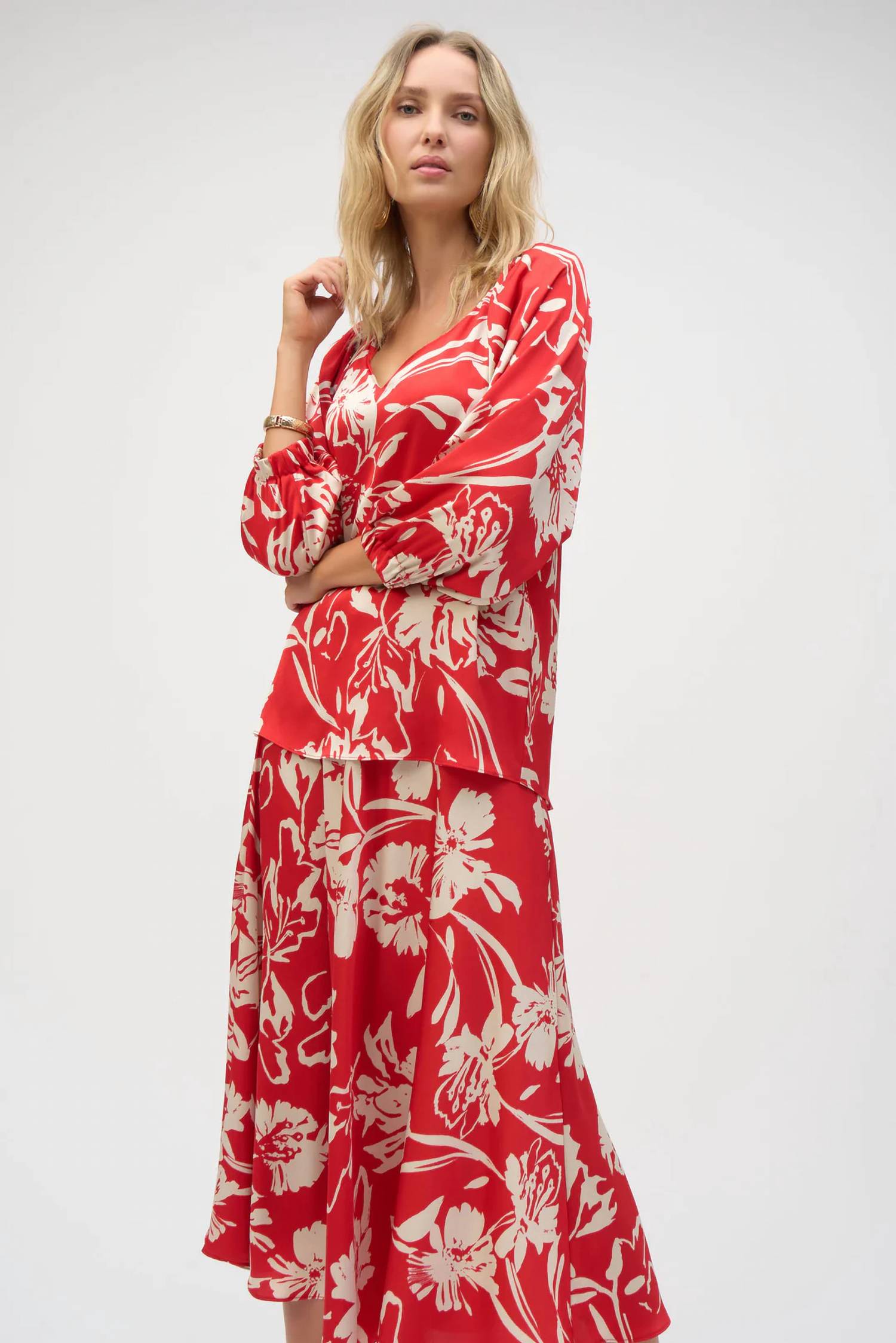 Joseph Ribkoff - Floral Print Straight Top