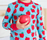Rufflebutts - Boys Apple Of My Eye Long Sleeve Pajama Set