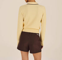 Malbon Golf - Selma Long Sleeve Polo