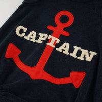 Oh Baby! - Kids Captain With Anchor Applique Bubble