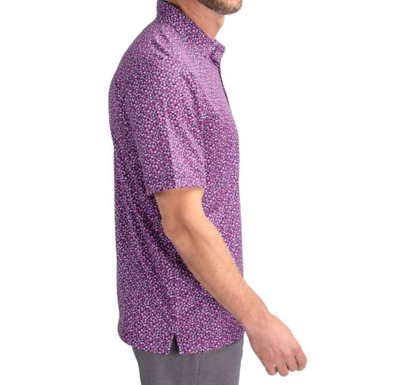 Cutter & Buck - Pike Magnolia Print Stretch Polo