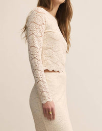 Z Supply - Aurora Lace Long Sleeve Top