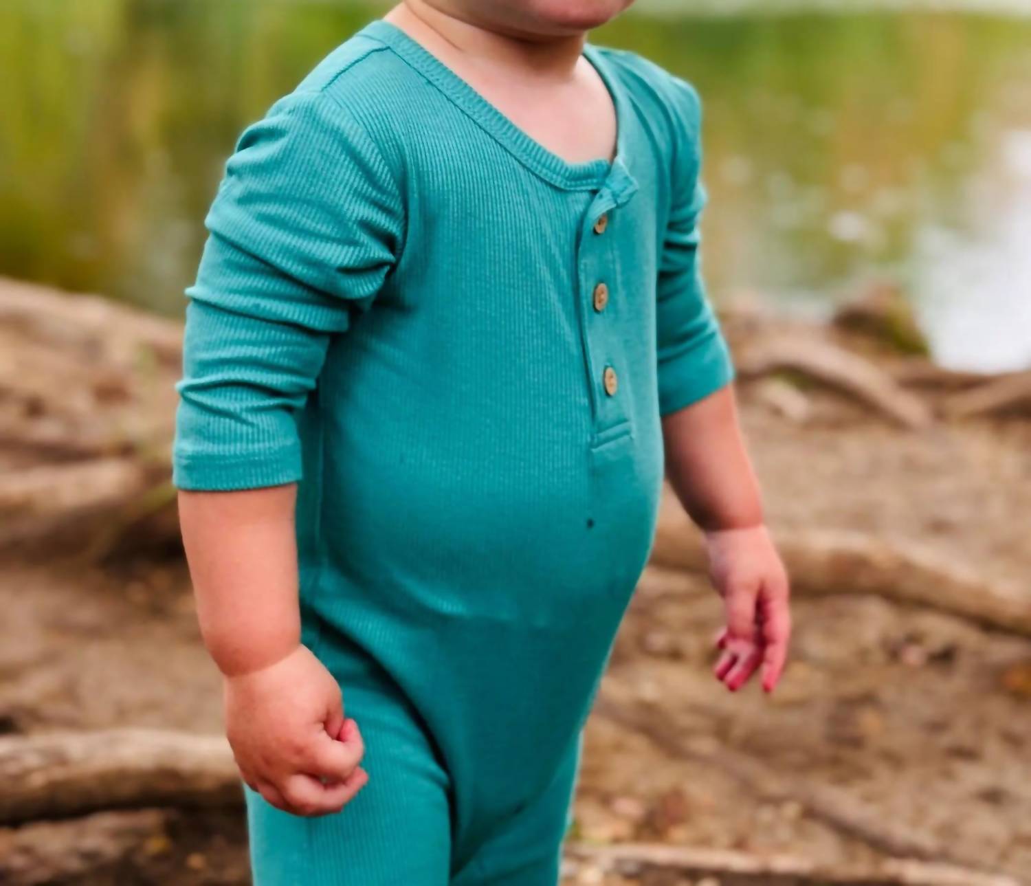 Me & Henry - Boy's Mason Ribbed Romper