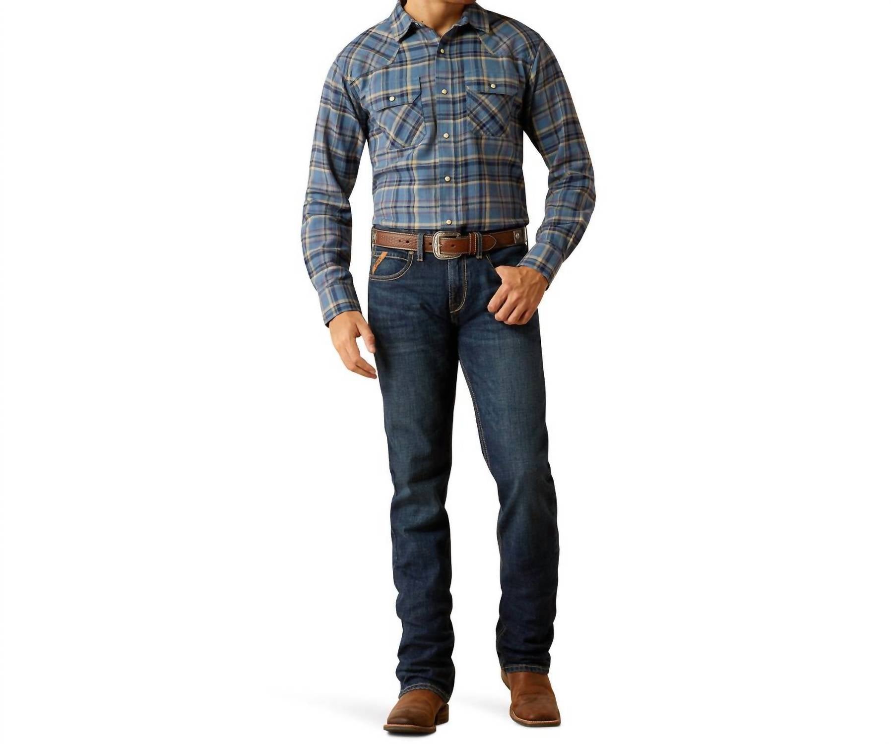 ARIAT M7 Slim Tucker Straight Leg Jeans in quest - men's jeans