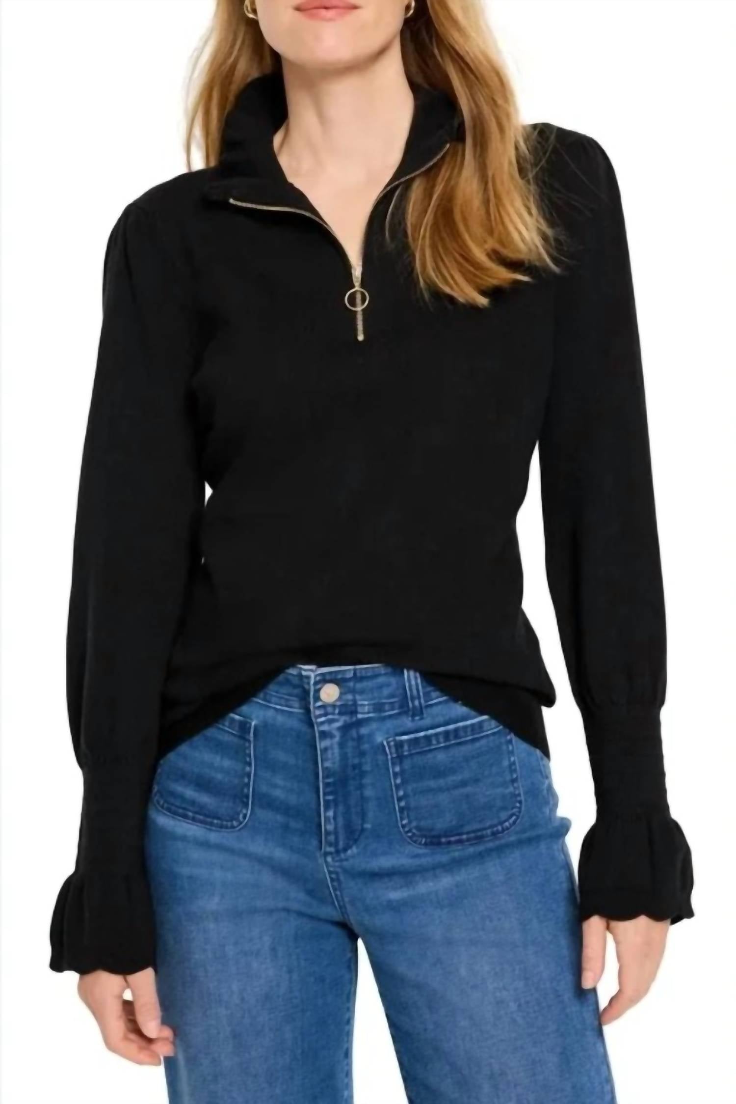 Nic + Zoe - Easy Charm Quarter Zip Sweater