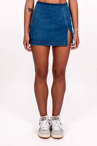 Sky To Moon - Denim Mini Skirt