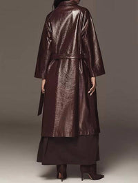Frnch - Halimi Faux Leather Trench Coat