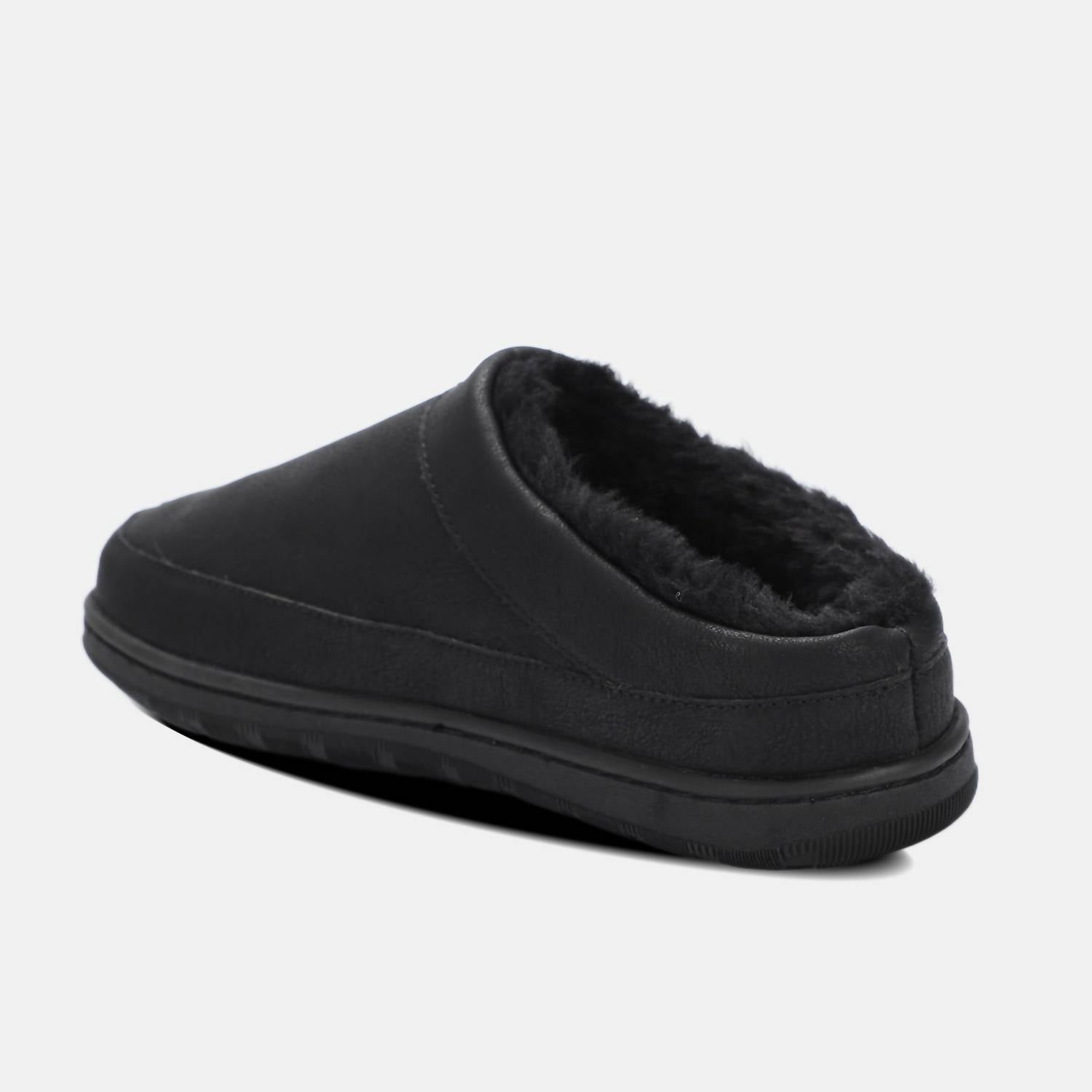 Lamo Men's Julian Clog Ii Slipper in waxed black - men's loafer - view 4