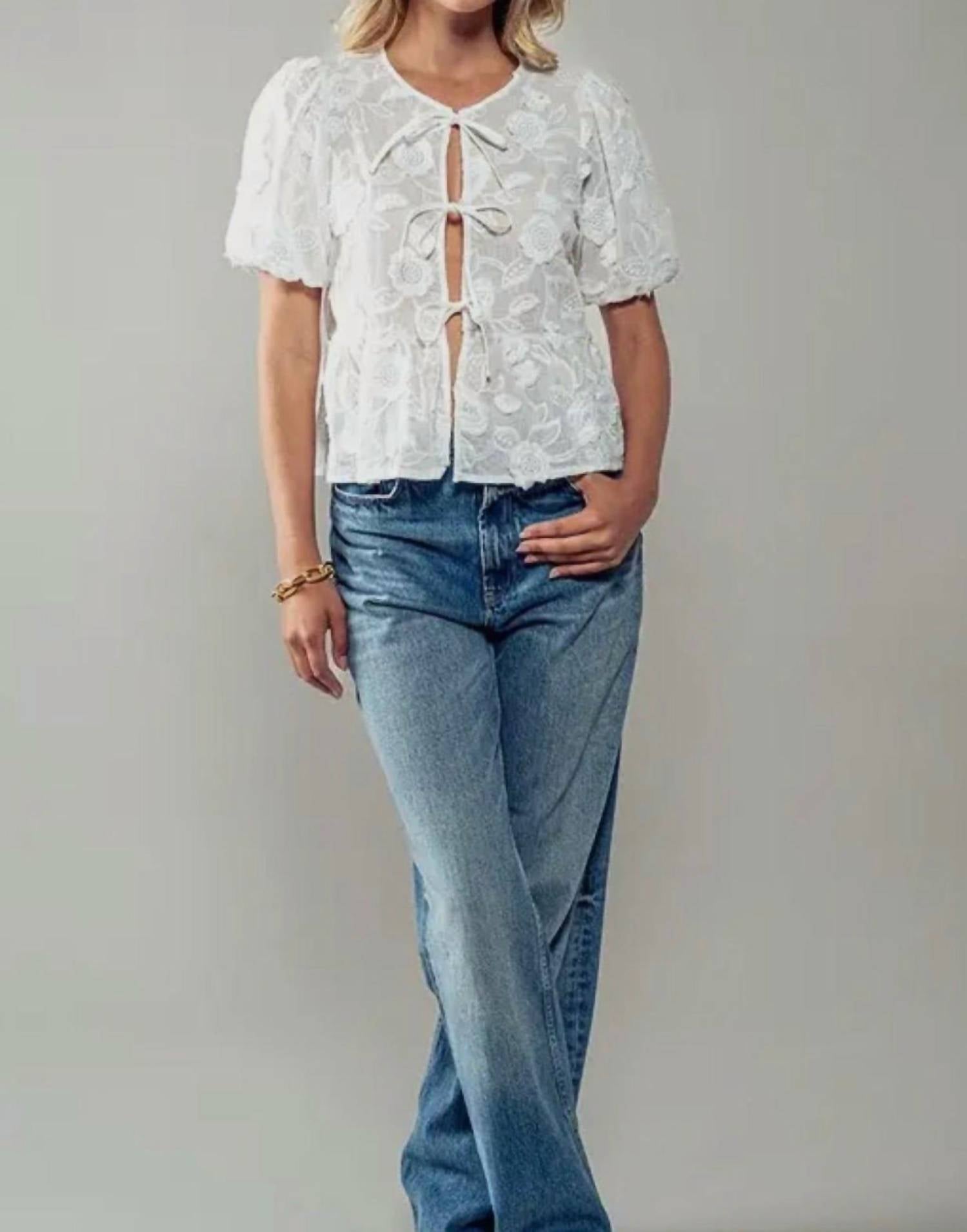 Urban Daizy - Grace Puff Sleeve Top