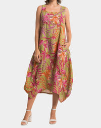 Linen Luv - Long Seemed Dress