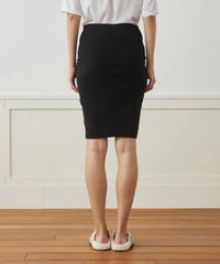 James Perse - Brushed Jersey Side Shirred Skirt