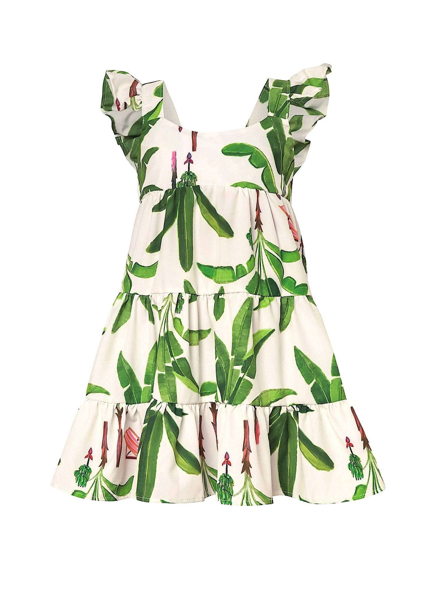 Pepita & Me Corissa Dress in platanal - kids' dress - alternate view