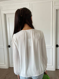Current Air - Lana Lace Trim Blouse