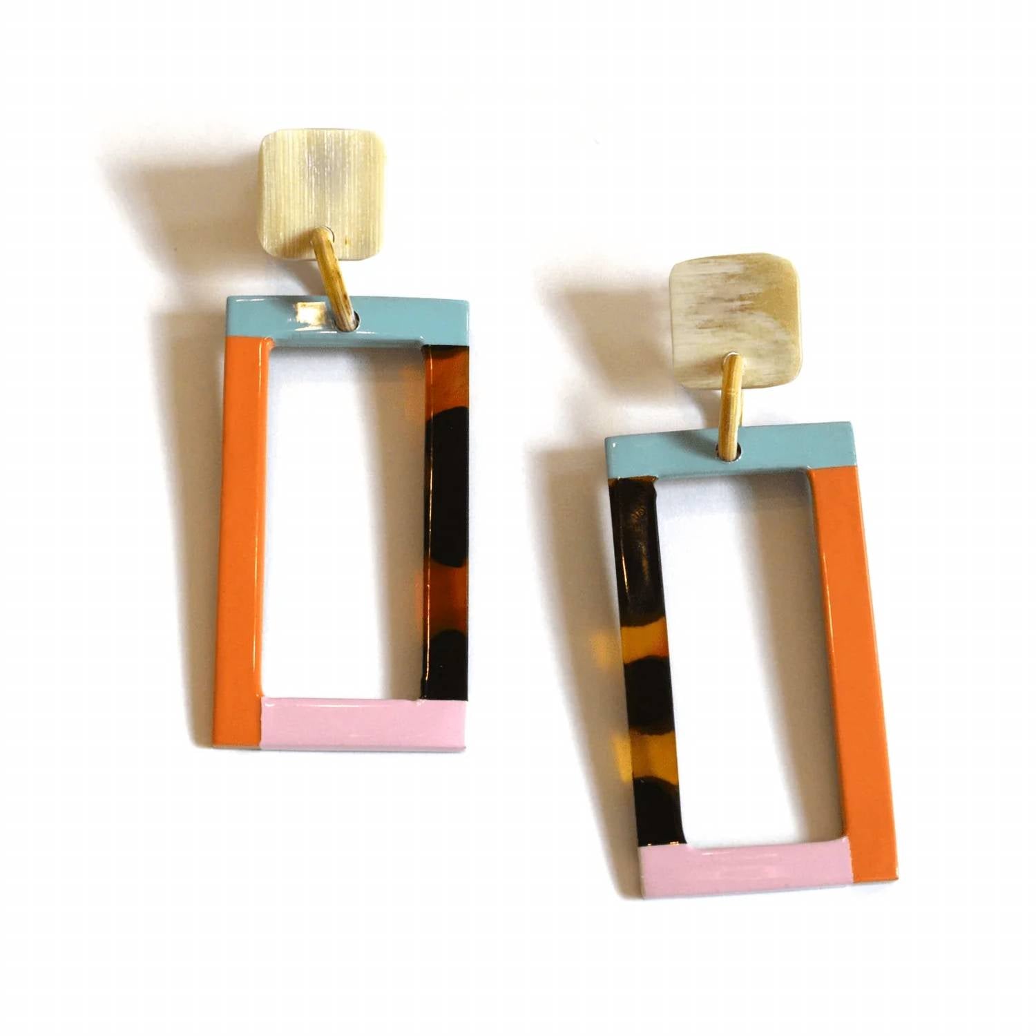 Sunshine Tienda - Women's Color Block Earrings