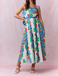Peach Love - Hadley Floral Maxi Dress