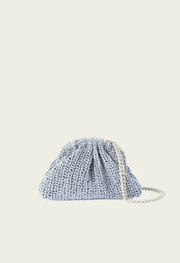 Maria La Rosa - Women's Mini Game Crochet Metallic Clutches