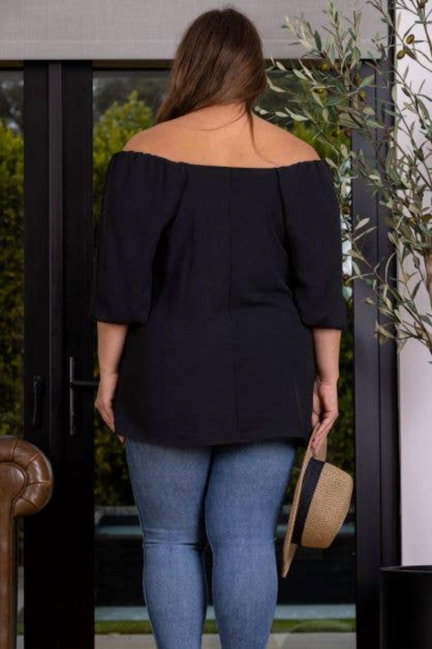 Stylish Wholesale - Off Shoulder Bell Sleeve