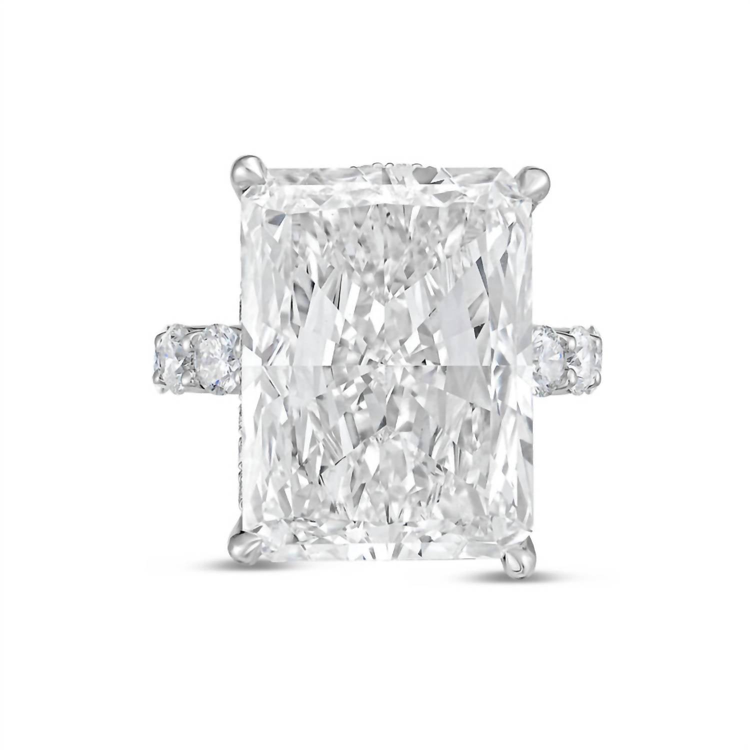Diana M Jewels - Women's Radiant & Round Lab-Grown Diamond Fashion Ring (12.00 Ct) - Luxe