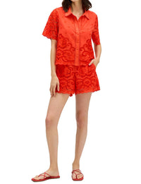 Allison New York - Clyde Cotton Eyelet Shirt