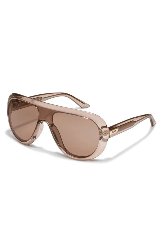 Quay - Women's Set List Aviator Sunglasses - 53mm