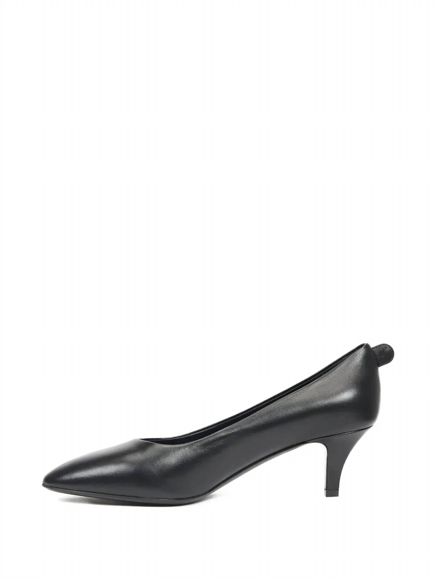 Salvatore Ferragamo Women's Leather Kitten-heel Pumps in black - women's heels - view 21
