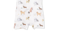 Angel Dear - Kids Awesome Dogs Muslin Sleeveless Shortie Romper