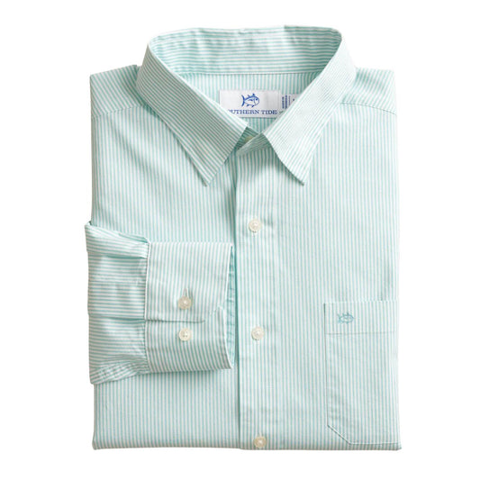 Southern Tide - Charleston Granby Stripe Long Sleeve Sport Shirt