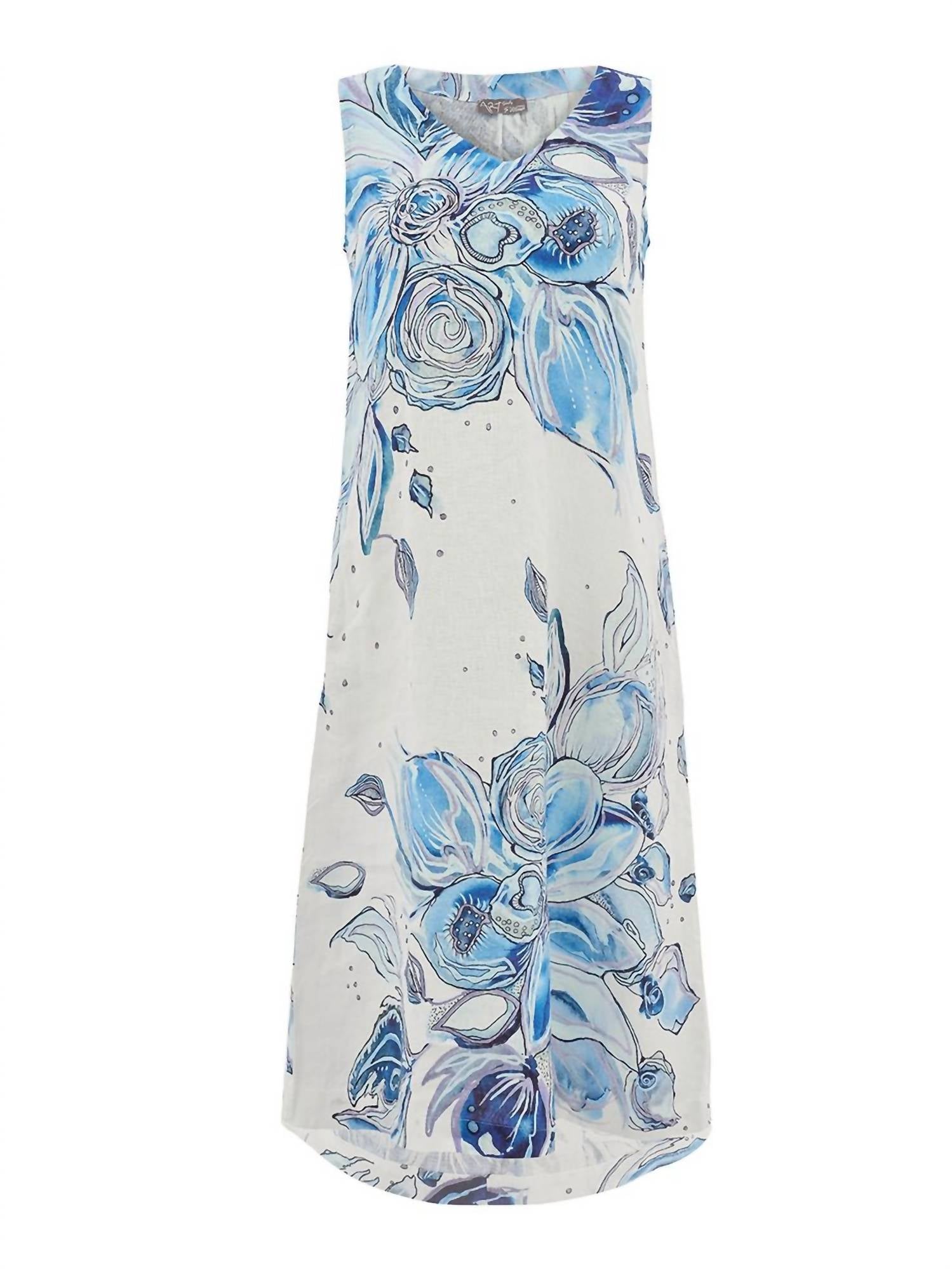 Dolcezza - Flowers Linen Dress