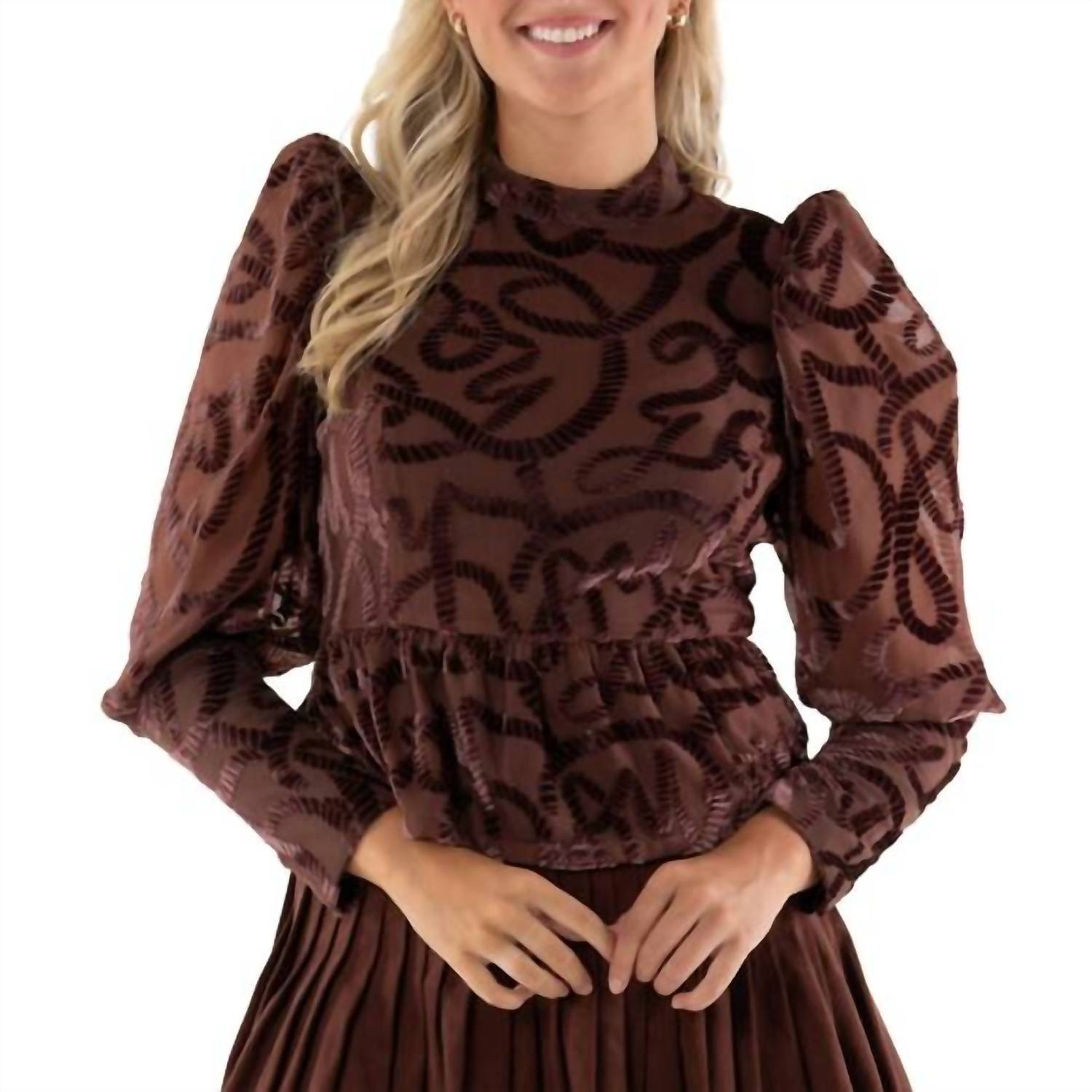Emily Mccarthy - Women's Velvet Burnout Top