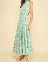 Pinch - Floral Print Tiered Maxi Dress
